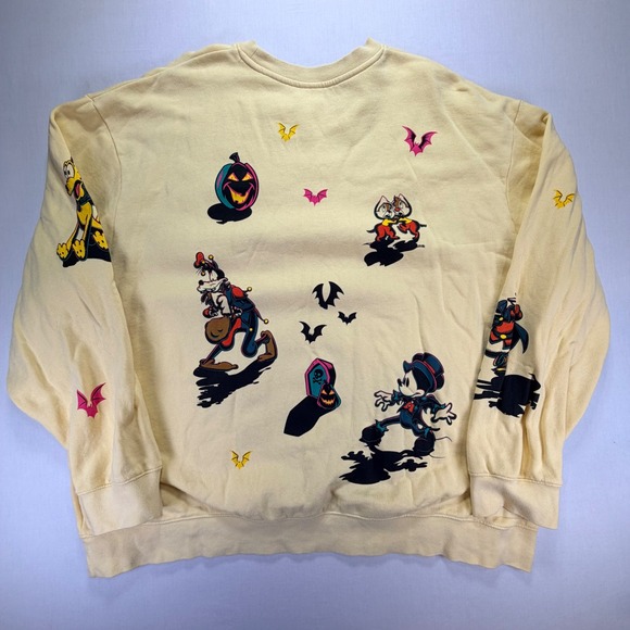 Disney Parks Mickey Mouse & Friends Halloween Pullover Sweatshirt 3XL - Picture 4 of 6